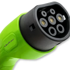 Ostatnia szansa Mobilna ładowarka do samochodu elektrycznego Qoltec EV z regulacją 2w1 Typ2 11kW 3 Fazy CEE 5 PIN