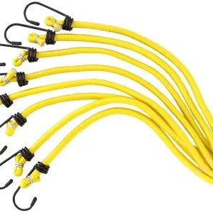 Zwrot pieniędzy Linki elastyczne - pająk 8 ramienny do mocowania bagażu, 7mm x 60cm