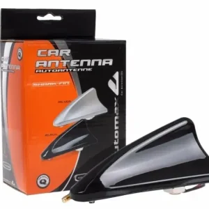 Antena samochodowa ze wzmacniaczem typu "rekin" - czarna Premium