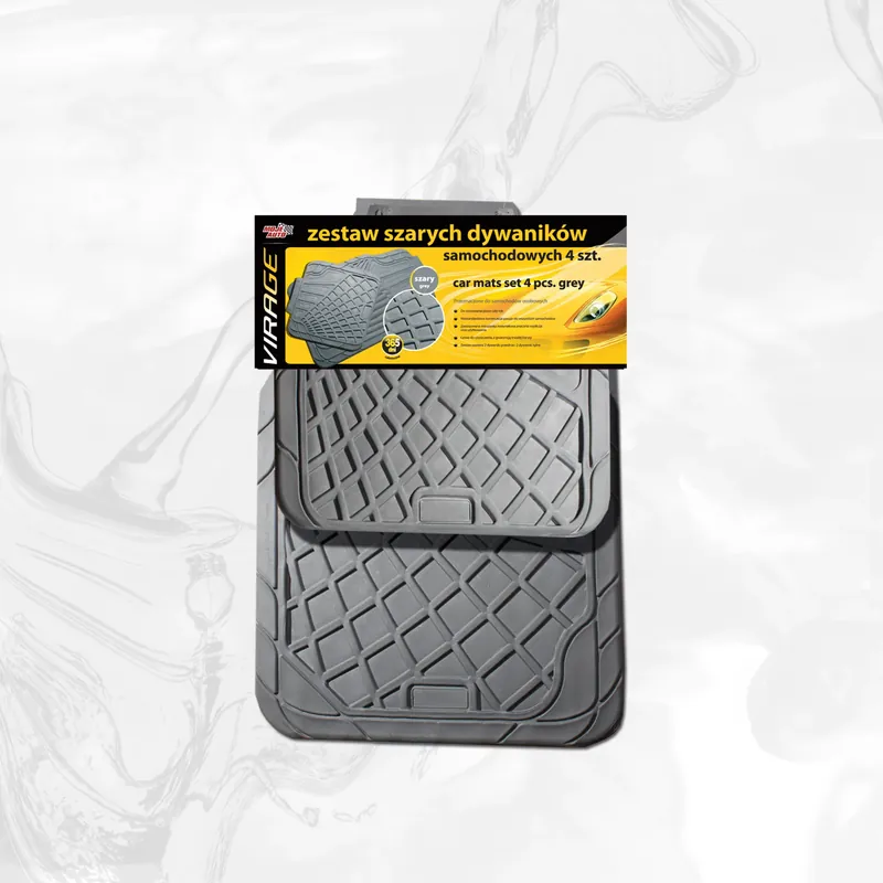 Kup teraz MOJE AUTO - VIRAGE Zestaw Czarnych Dywaników Samochodowych 4 Szt.