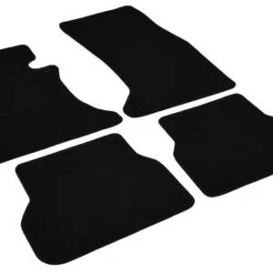 BMW S5 E60/E61 2003-2009r. - Czarne dywaniki welurowe w jakości Economy Popularny