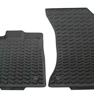 Nowość Audi AUDI 80b061221 a 041 dywaniki gumowe przednie oryginalne czarne gumowe maty maty we wszystkich warunkach 80B061221A041