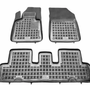 Darmowa dostawa REZAW PLAST Dywaniki gumowe czarne PLAST 201227, 3 szt, Citroen C4 Picasso II od 2013, 7 siedzeń PLAST 201227