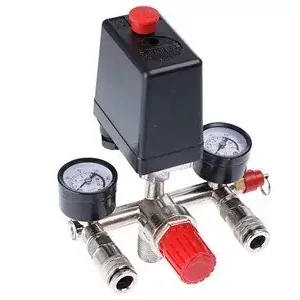 Wyłącznik ciśnieniowy presostat, reduktor 2-zegarowy Tani