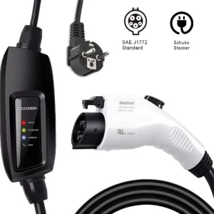 Zamów teraz Ładowarka Do Ev Typ 1 (J1772) Duosida 16A 5 M 3.7 Kw Nissan Leaf Chevrolet Volt Peugeot Ion