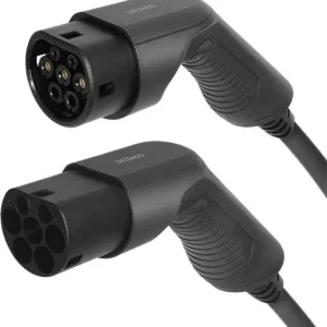 Kabel do ładowania samochodów Deltaco Type 2 - Type 2, 1 faza, 32A, 7,6 kW, 7 m EV-1217 Ostatnia szansa