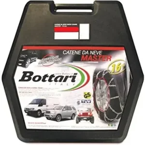 Bezpieczna płatność Bottari Master łańcuchy śnieżne, 16 mm, ÖNORM, 1 para 68000