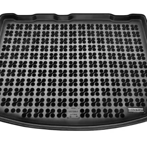 Rabat REZAW-PLAST Wykładzina bagażnika gumowa, czarna PLAST 230440, Ford KUGA II dolna podłoga bagażnika, wersja z kołem dojazdowym (niepełnowymiarowe), wersja z zestawem naprawczym od 2013 PLAST 230440