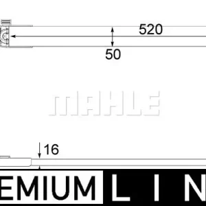 Chłodnica oleju, układ kierowania Mahle CLC 10 000P Wysoka jakość