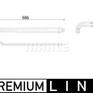 Chłodnica oleju, układ kierowania Mahle CLC 95 000P Ekspresowa dostawa