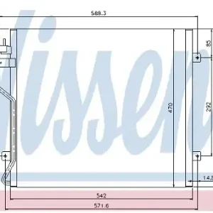 Zwrot pieniędzy NISSENS Chłodnica klimatyzacji - skraplacz 94773