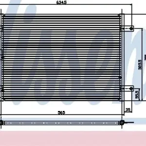 NISSENS Skraplacz, klimatyzacja 94323 Rabat