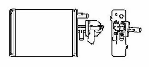NRF Wymiennik ciepła, ogrzewanie wnętrza 53235 Tani