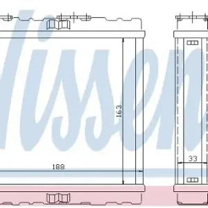 NISSENS Wymiennik ciepła, ogrzewanie wnętrza 71748 Niska cena