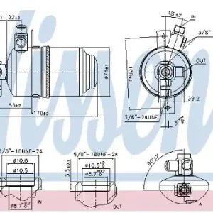 NISSENS Osuszacz, klimatyzacja 95077 Kup teraz