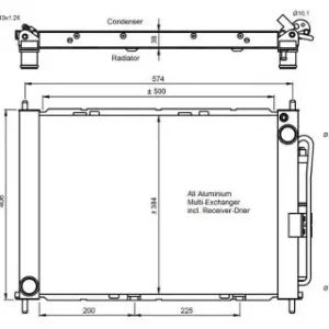 Zamów teraz NRF Skraplacz, klimatyzacja 350056