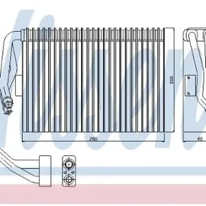 Popularny NISSENS Parownik, klimatyzacja 92129