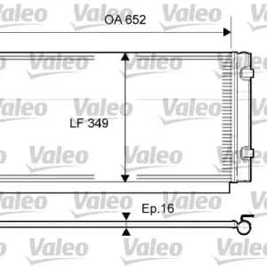 Zamów teraz Valeo Skraplacz, klimatyzacja 814094