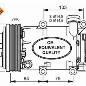 Szybka dostawa NRF Kompresor, klimatyzacja NRF 32410