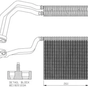 NRF Parownik, klimatyzacja NRF 36138 Nowość
