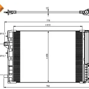 Tani NRF Skraplacz, klimatyzacja NRF 350081