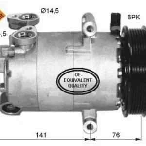Bezpieczna płatność NRF Kompresor, klimatyzacja NRF 32411