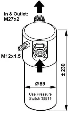 Autentyczny NRF Osuszacz, klimatyzacja NRF 33064