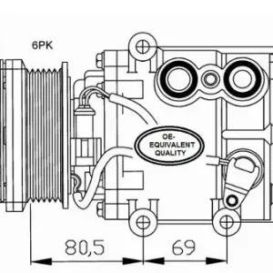 NRF Kompresor, klimatyzacja NRF 32401 Oferta