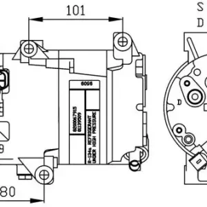 NRF Kompresor, klimatyzacja NRF 32252 Kup teraz