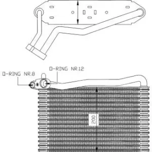 Najlepsza cena NRF Parownik, klimatyzacja NRF 36037