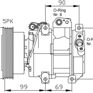 NRF Kompresor, klimatyzacja NRF 32442G Zwrot pieniędzy