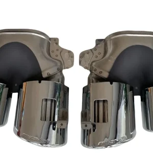 Popularny 2X NOWA KOŃCÓWKA WYDECHU MERCEDES A45 S AMG W177 GT53 W290 GLA CLA GLE53 W167 GT 53 A0004901300 A0004901400