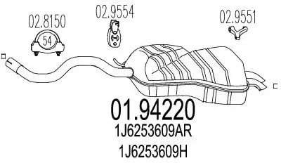 MTS Tłumik końcowy 01.94220 Promocja