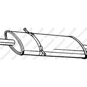 BOSAL Tłumik srodkowy 175-013 Szybka dostawa
