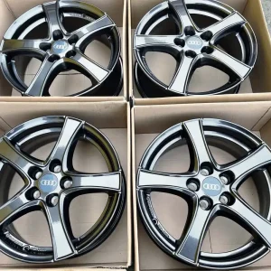 4x NOWE FELGI ALU BORBET F2 AUDI A3 6x16 5x100 Tani