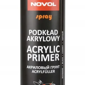 Novol Podkład Akrylowy Spray 500ml - Czarny Ekspresowa dostawa