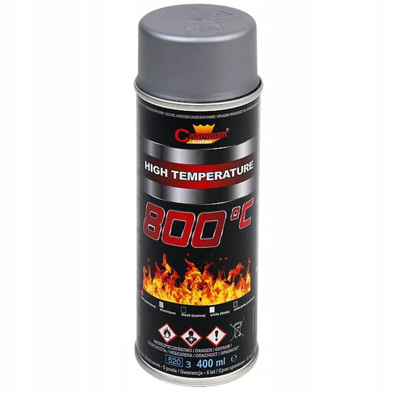 Zamów teraz Emalia Żaroodporna Champion Aluminium 400 ml
