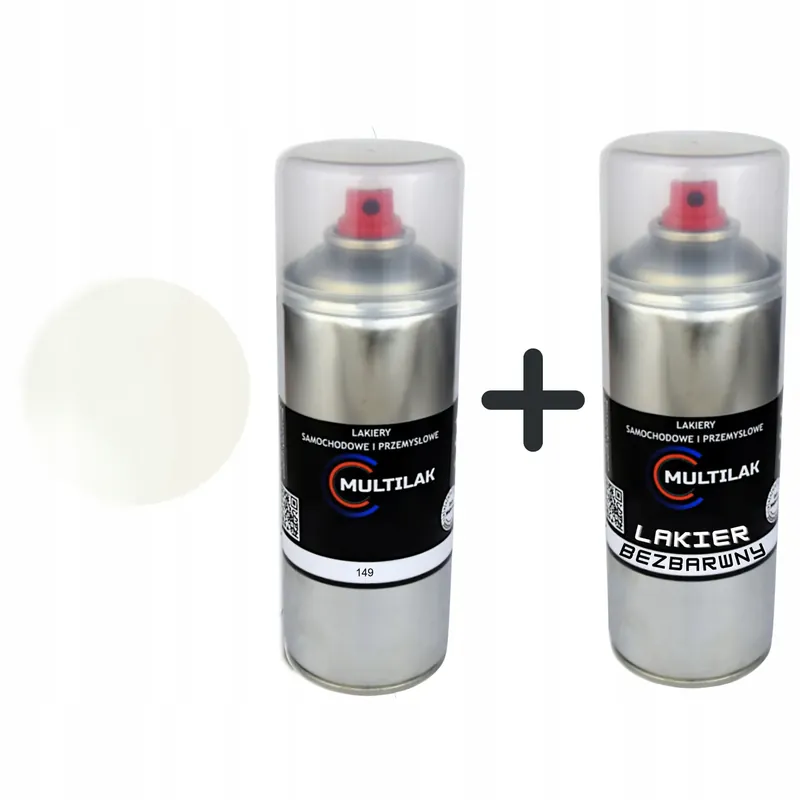 Zamów teraz Lakier spray Mercedes Benz 149 + Lakier KLAR