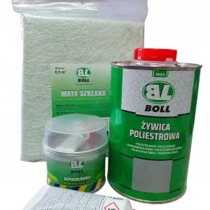 ZESTAW NAPRAWCZY BOLL SZPACHLÓWKA MATA ŻYWICA Niska cena