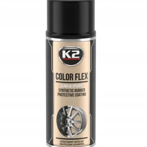 Ekspresowa dostawa K2 GUMA W SPRAYU COLOR FLEX CZARNY POŁYSK PŁYNNA GUMA 400ML