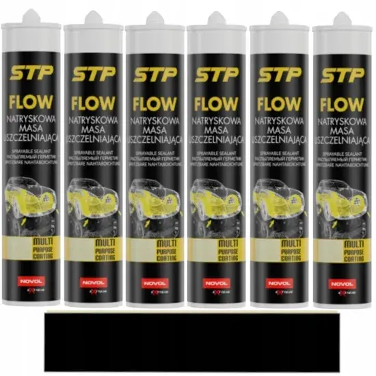 NOVOL MASA NATRYSKOWA STP FLOW 6x 290ml CZARNA Zwrot pieniędzy
