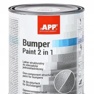Lakier do zderzaków plastikowych APP Bumper Paint 1l puszka szary Tani