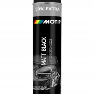 MOTIP SPRAY LAKIER AKRYLOWY CZARNY MAT 600ml Tylko dziś