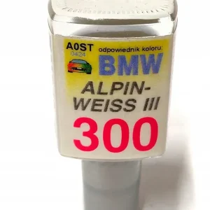 Zaprawka lakier do rys 10ml BMW 300 ALPINE WEISS ALPINWEISS III usuń rysy Tylko dziś