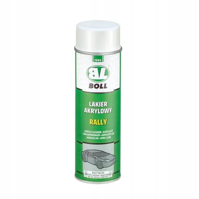 Rabat Lakier akrylowy Boll 0010127 Rally biały połysk 500 ml