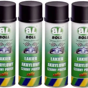 BOLL LAKIER AKRYLOWY CZARNY POŁYSK RALLY 500ML 4 SZTUKI Niska cena