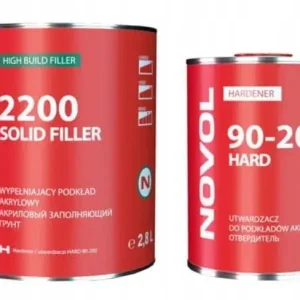 Darmowa dostawa Novol Wypełniający podkład akrylowy 2200 Solid Filler SZARY 3,5L