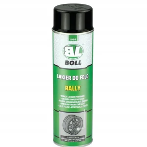 BOLL LAKIER DO FELG CZARNY POŁYSK 500ML SPRAY RALLY Popularny