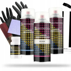 Zwrot pieniędzy LAKIER SAMOCHODOWY OPEL 20R Z20R + BEZBARWNY + PODKŁAD SPRAY 400ml