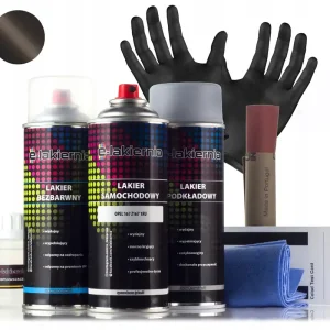 Wysoka jakość LAKIER SAMOCHODOWY SPRAY + PODKŁAD BEZBARWNY OPEL 167 Z167 1RU